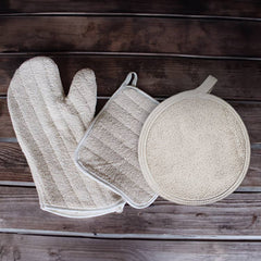 100% Cotton Oven Mitts & Pot Holders