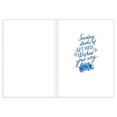 Book Stack Get Well Card