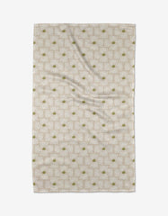Blockprint Floral Kitchen Tea Towel