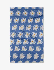 Blue Daisies Kitchen Tea Towel