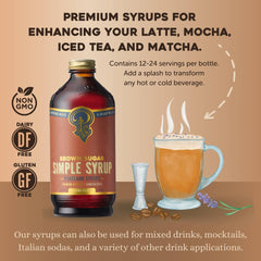 Brown Sugar Simple Syrup, 12oz