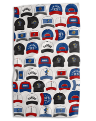 1912 Hats Double-Sided Kitchen Towel