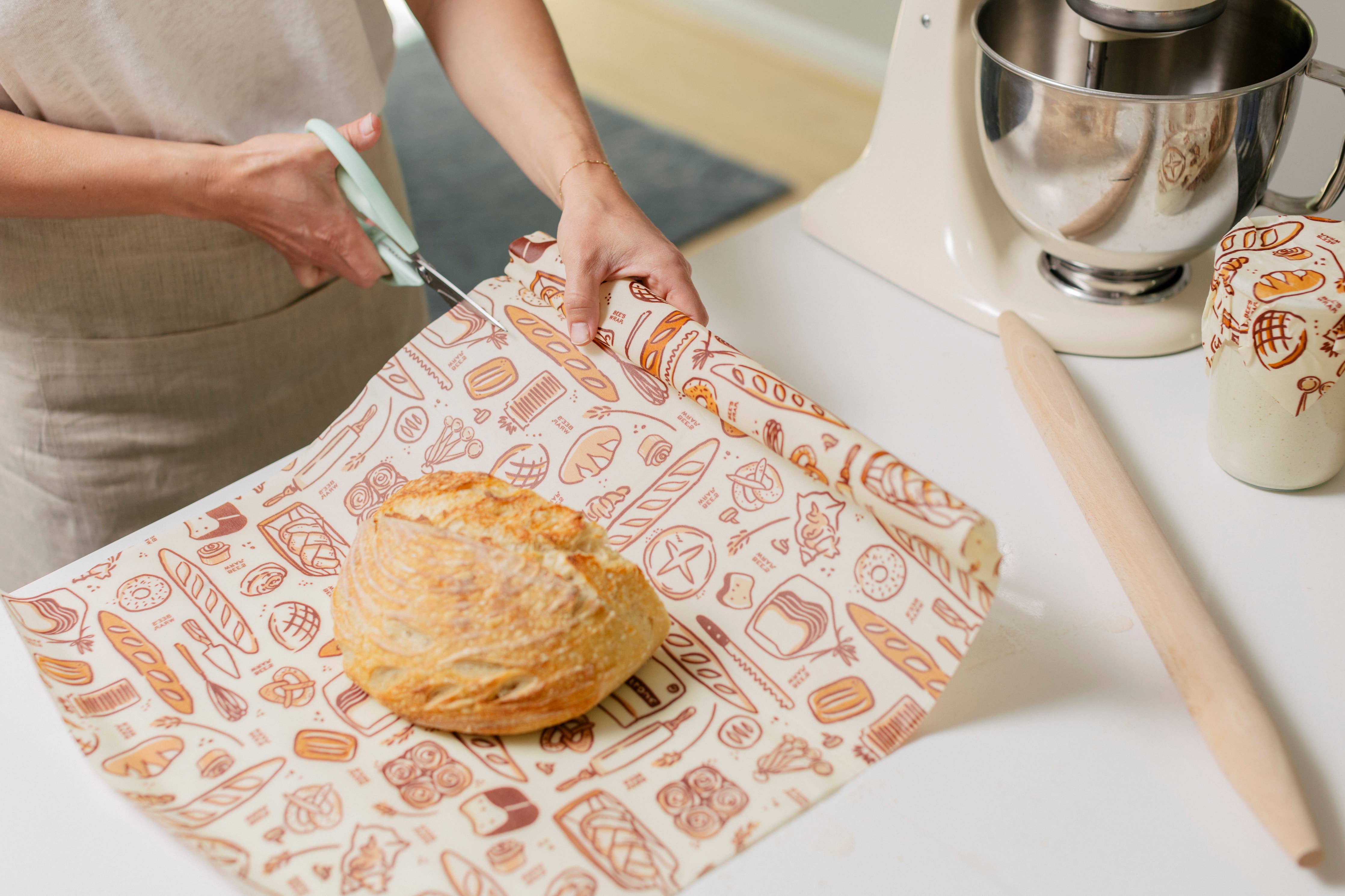 Beeswax Food Wrap Roll - Bakery Lane