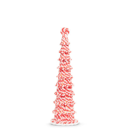 19" Lighted Peppermint Tree