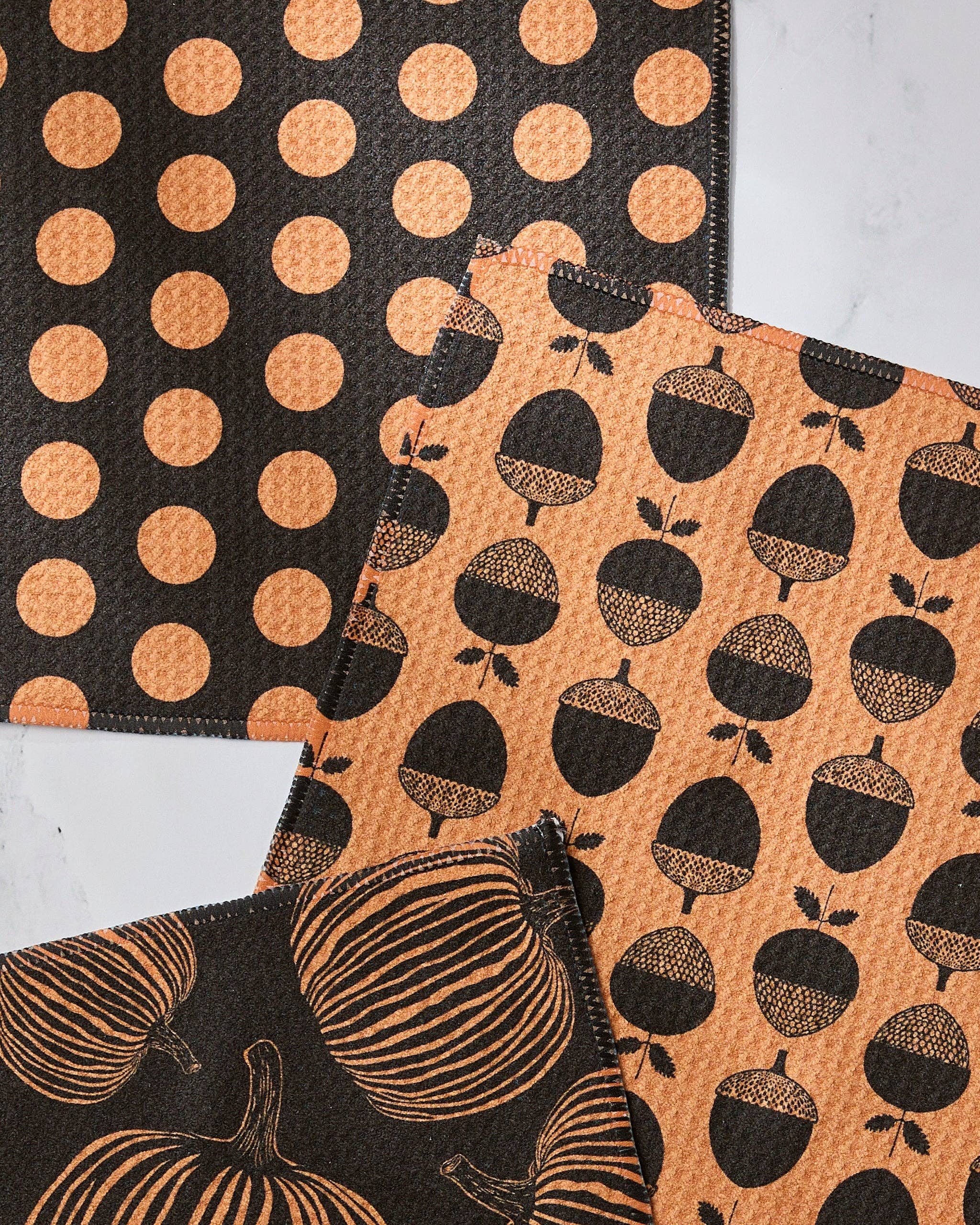 Autumn Noir Dishcloth Set