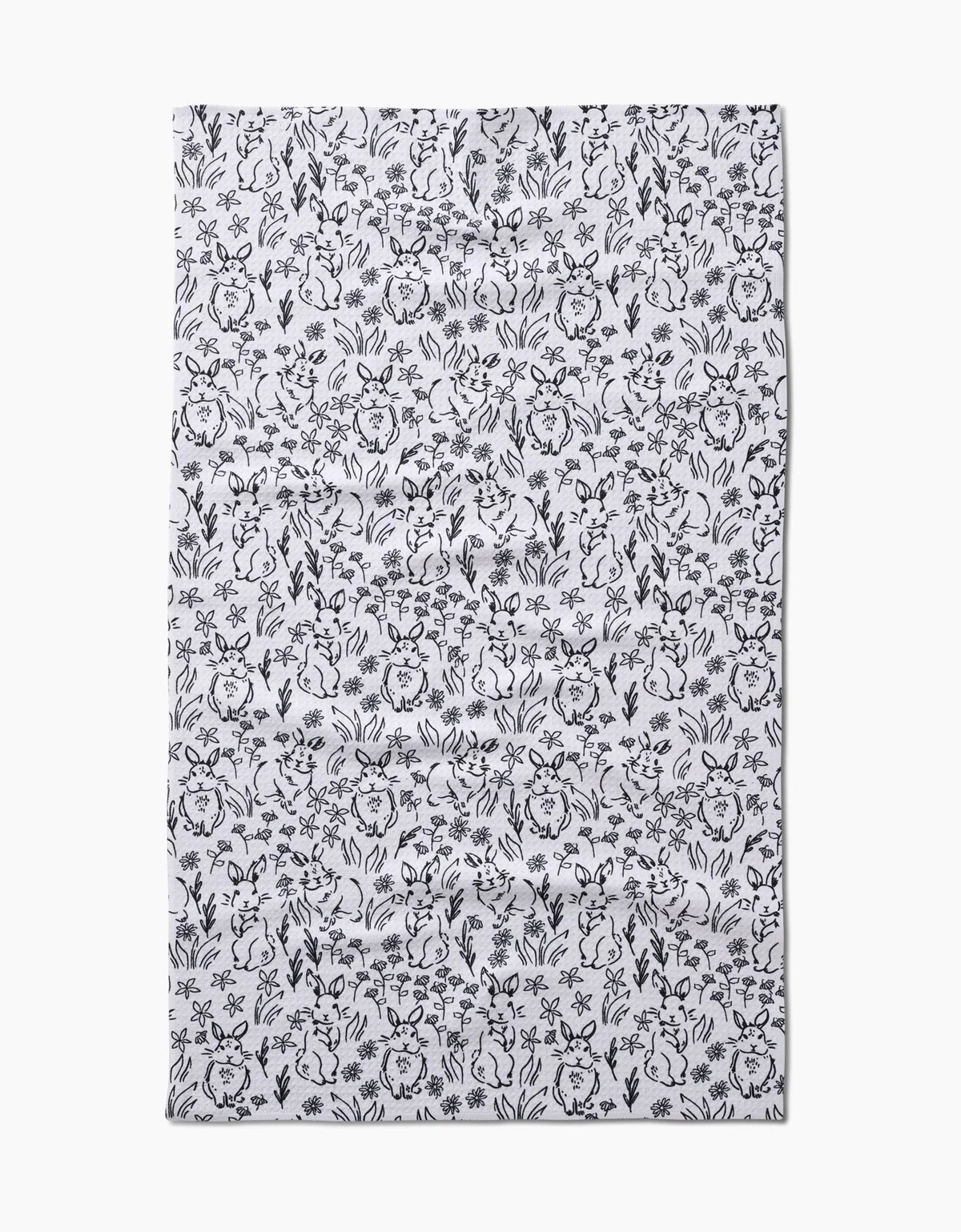 Bunny Rabbit Garden Kitchen Tea Towel