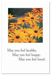 Bunch of Black Eyed Susans Feel Better Card