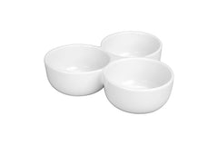 3 Section Joined Dip Bowls, 10oz