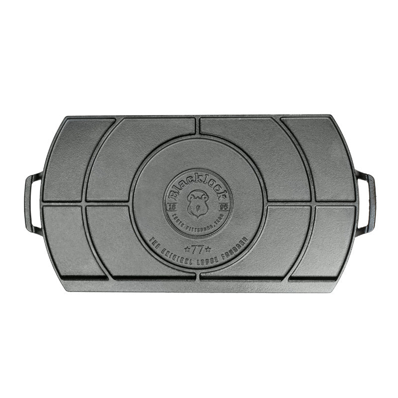 Blackock Cast Iron Double Burner Griddle