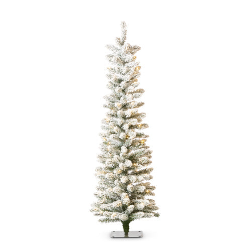 "DC" 4.5' Snowy Alpine Lighted Tree