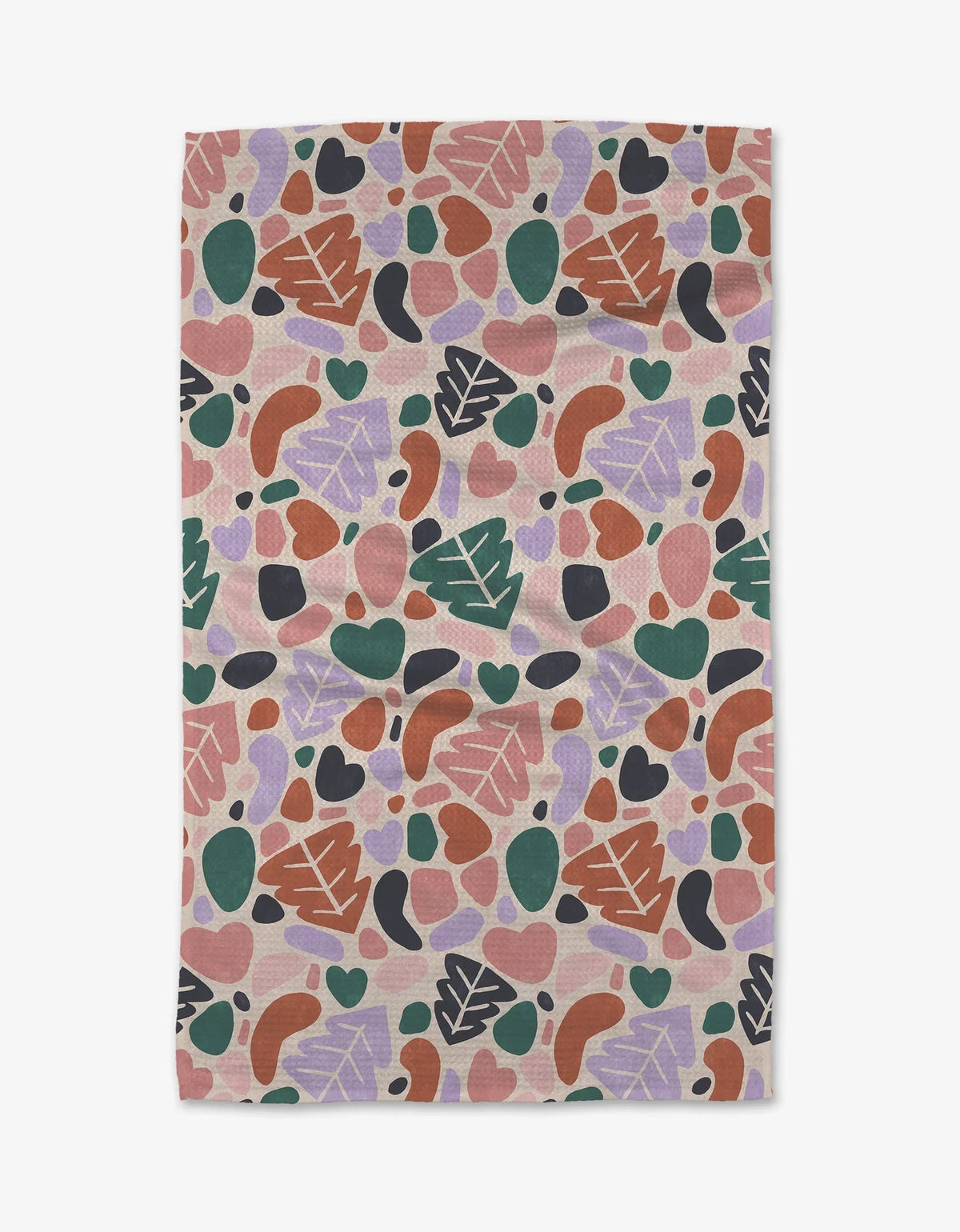 Abstract Christmas Kitchen Tea Towel