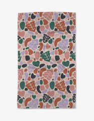 Abstract Christmas Kitchen Tea Towel