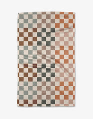 Autumn Checkers Kitchen Tea Towel