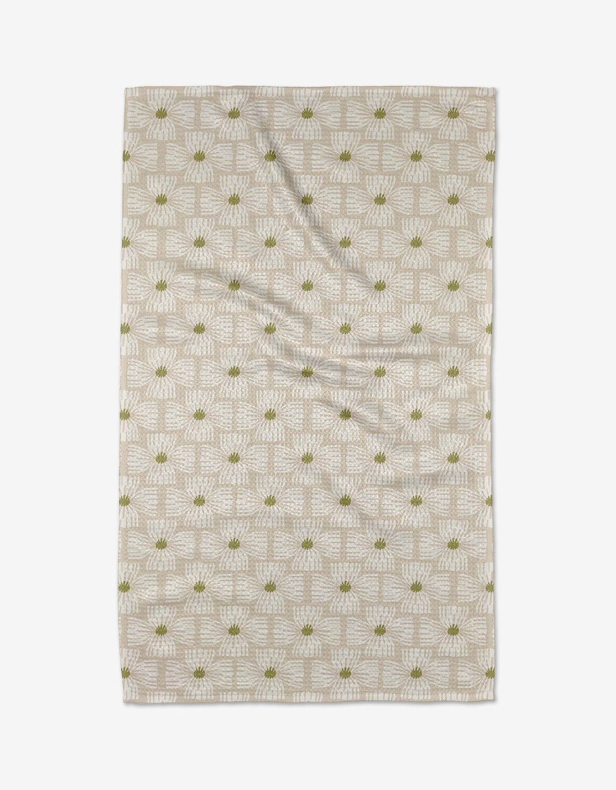 Blockprint Floral Kitchen Tea Towel