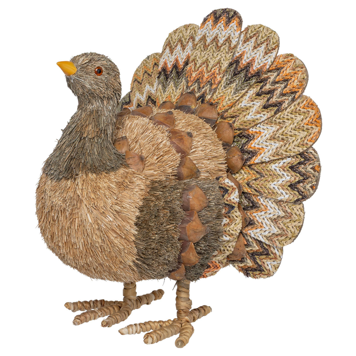 12.5" Rosy Chevron Turkey