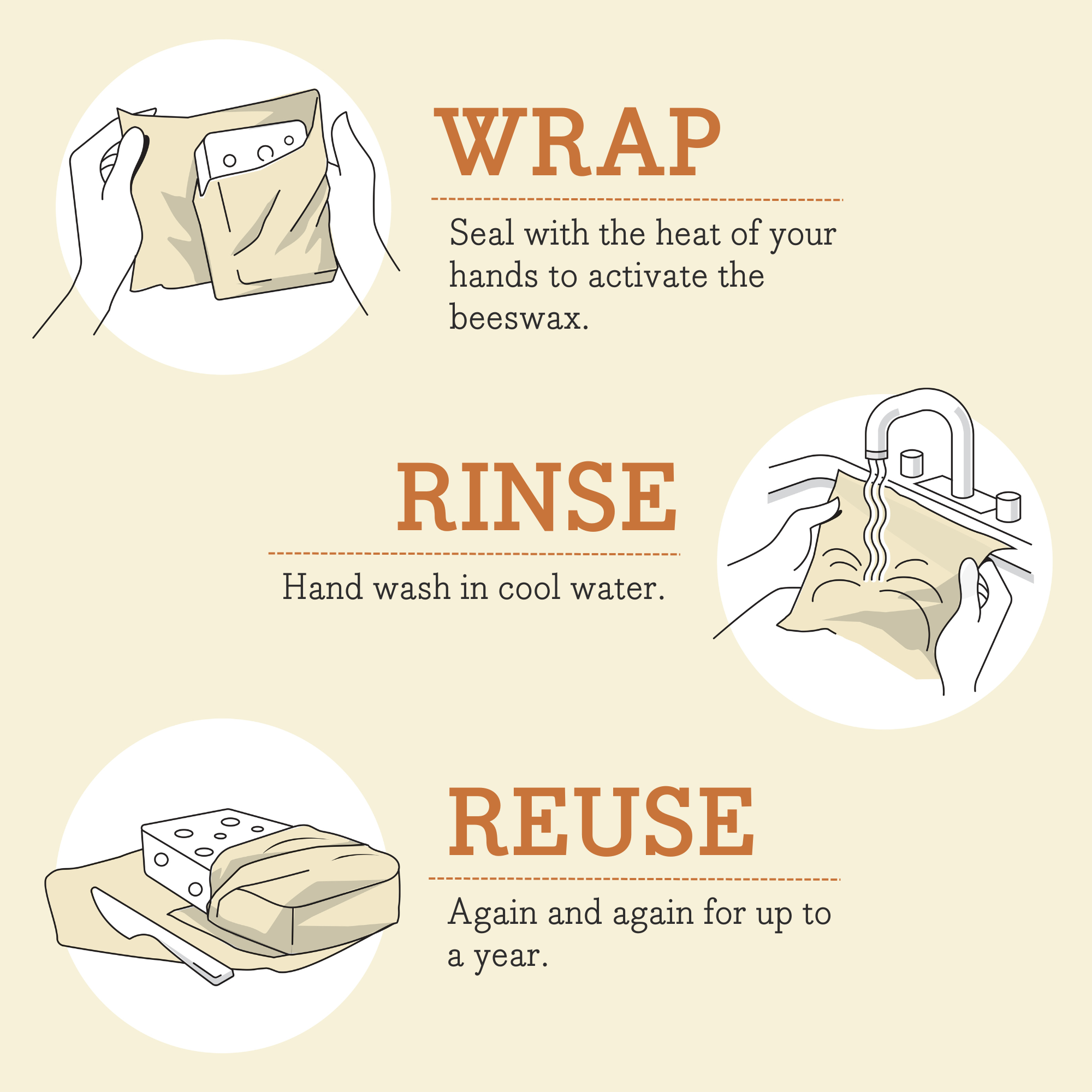 Bee's Wrap Garden Party, Assorted 3 Pack