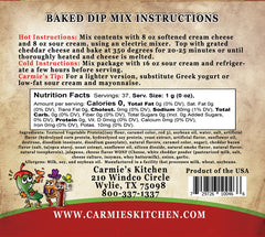 Bacon Jalapeño Popper Baked Dip Mix