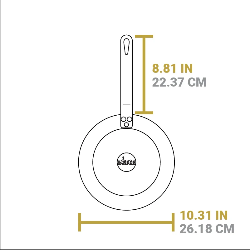 10" Seasoned Carbon Steel Skillet