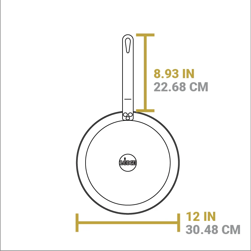12" Seasoned Carbon Steel Skillet