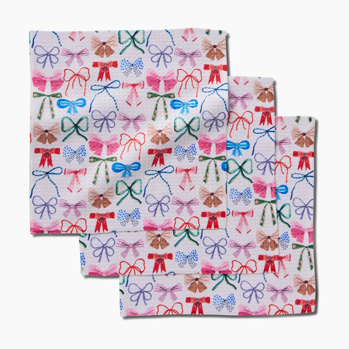Bows - Dishcloth Set of 3