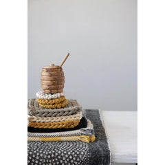 8" Square Cotton Crocheted Pot Holder