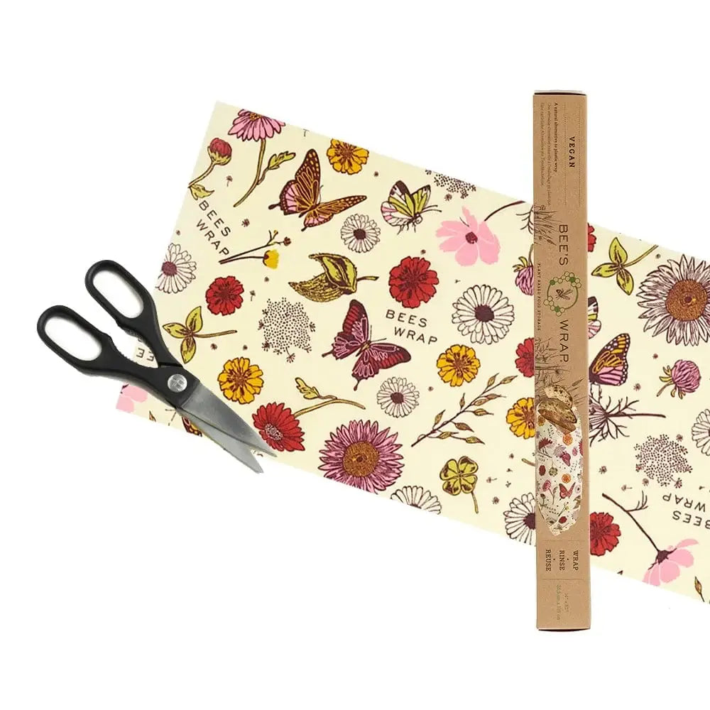 Beeswax Food Wrap Roll - Meadow Magic