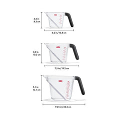 3 Piece Angled Measuring Cup Set